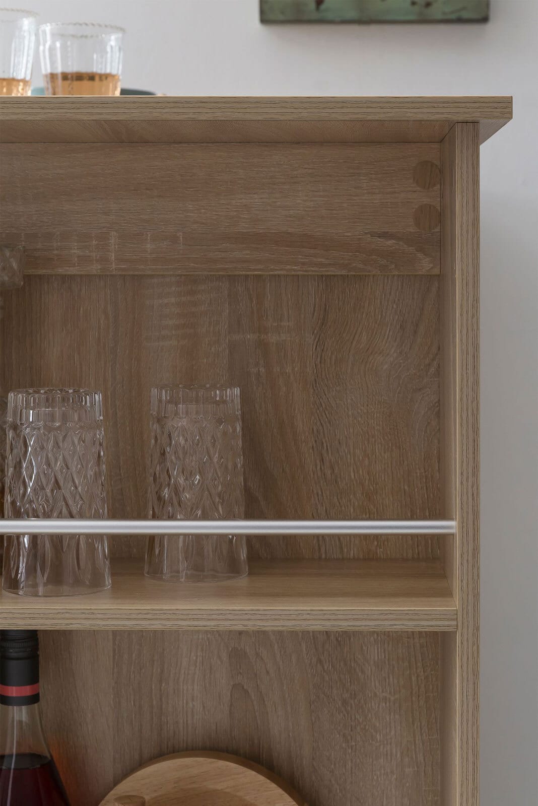 Bartisch 60 x 120 cm braun