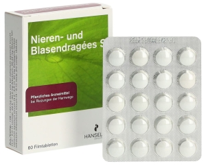 NIEREN- UND BLASEN Dragées S, 60 Stück
