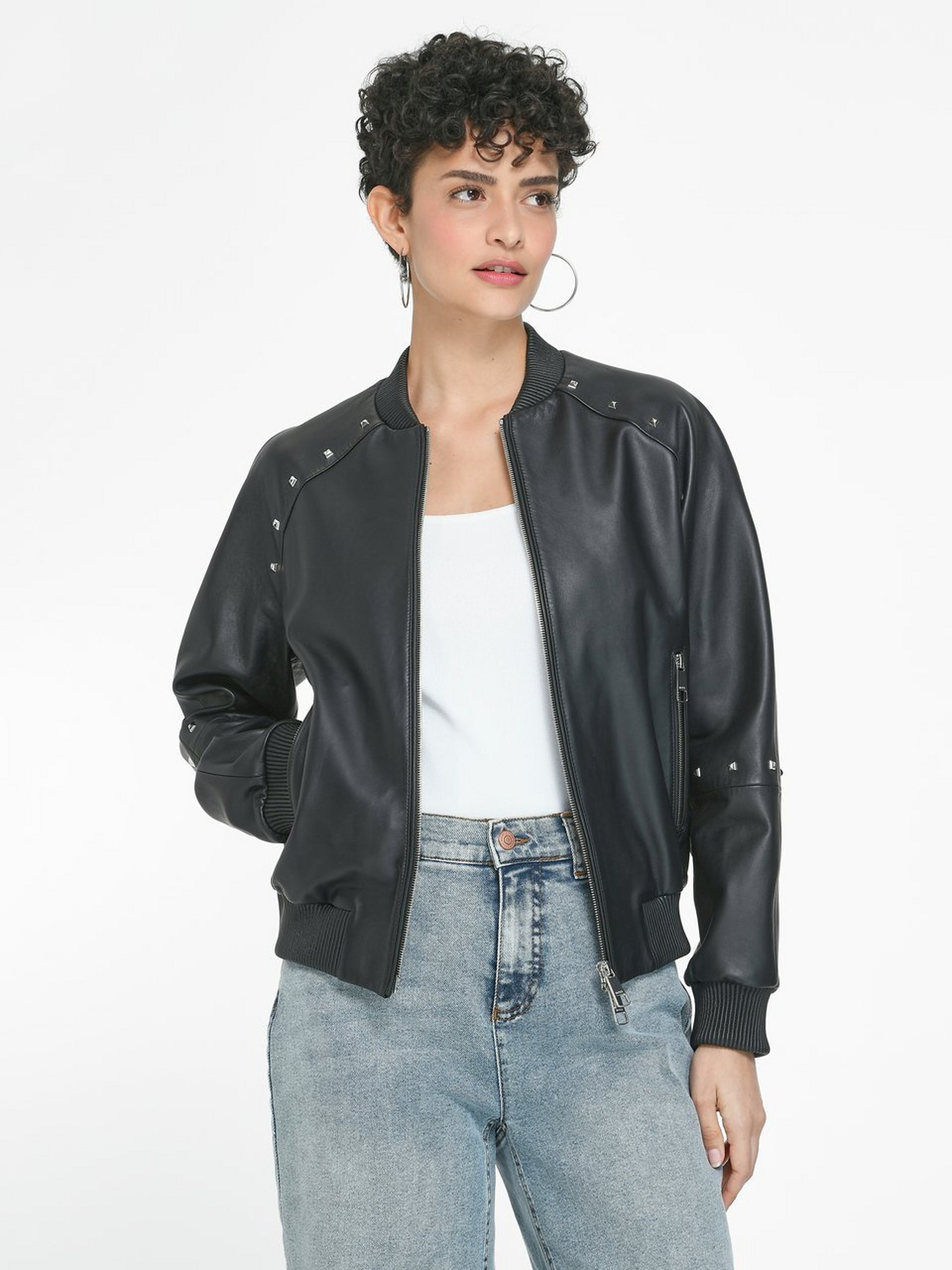 Lederjacke Sanito