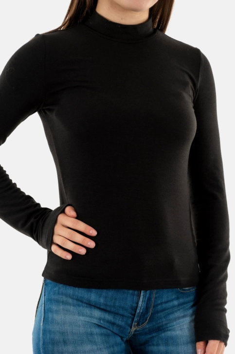 tee shirt manches longues grace & mila loic_22297 noir