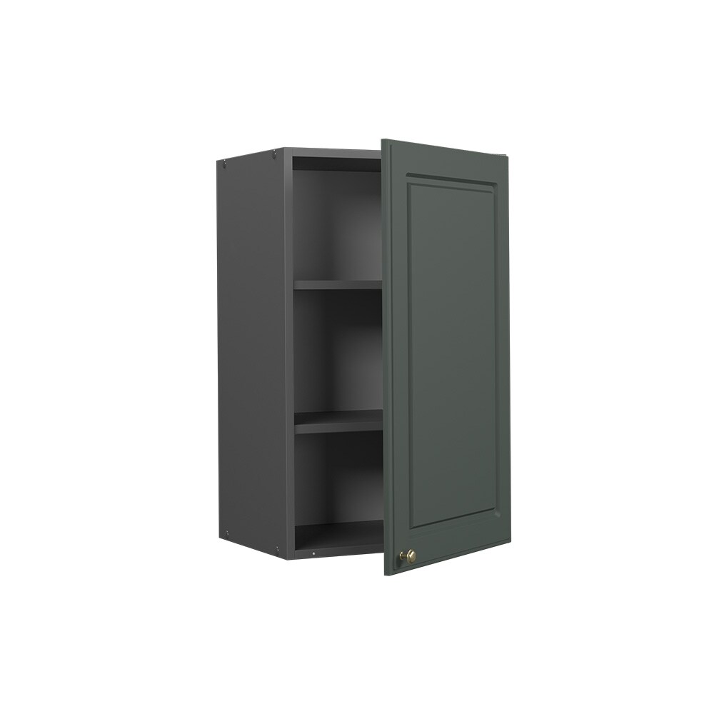 Vicco Hängeschrank Küchenschrank Küchenmöbel Fame-Line Anthrazit Grün-Gold Landhaus 45 cm Küche Einbauküche Hängeschrank Drehtür Einlegeboden Küchenzeile
