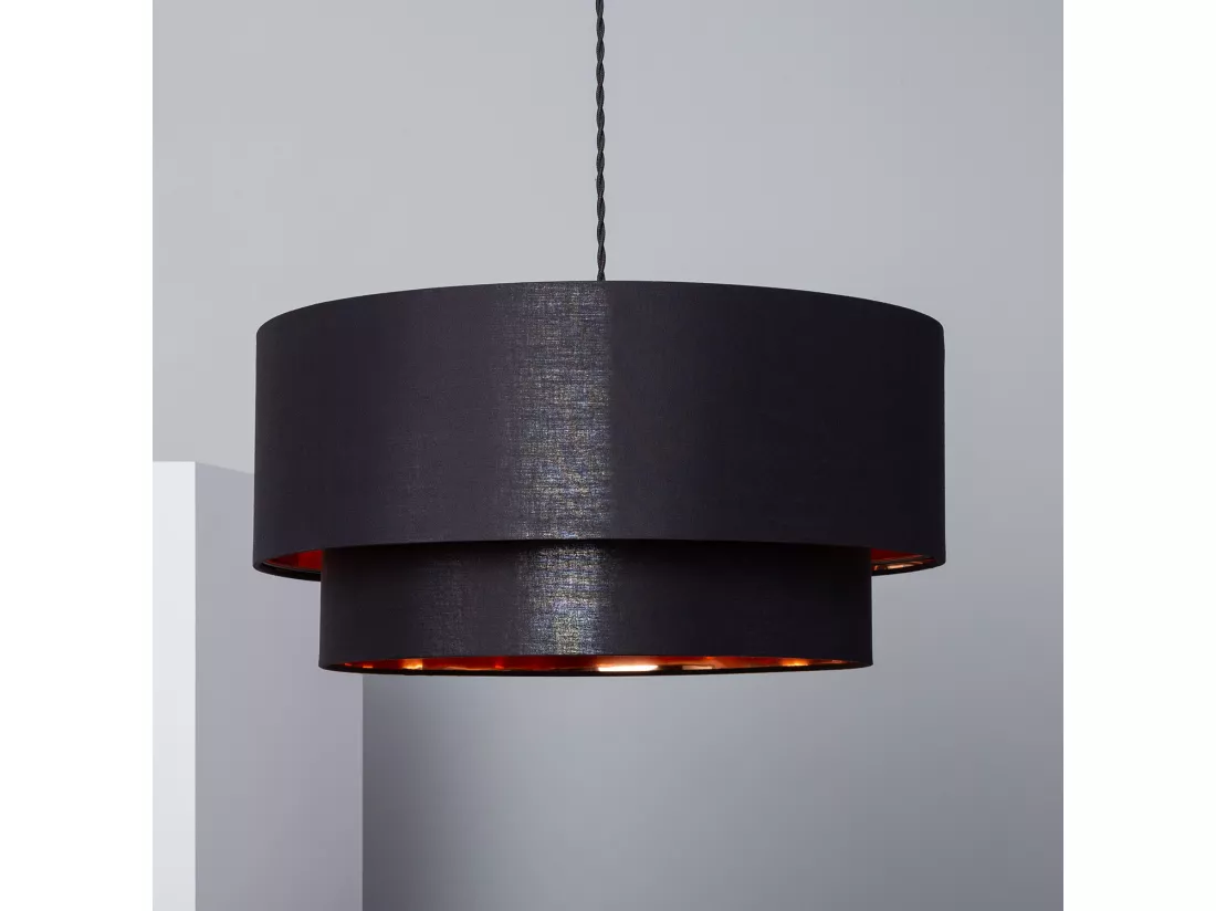 Suspension Textile Reflect Duo Noir