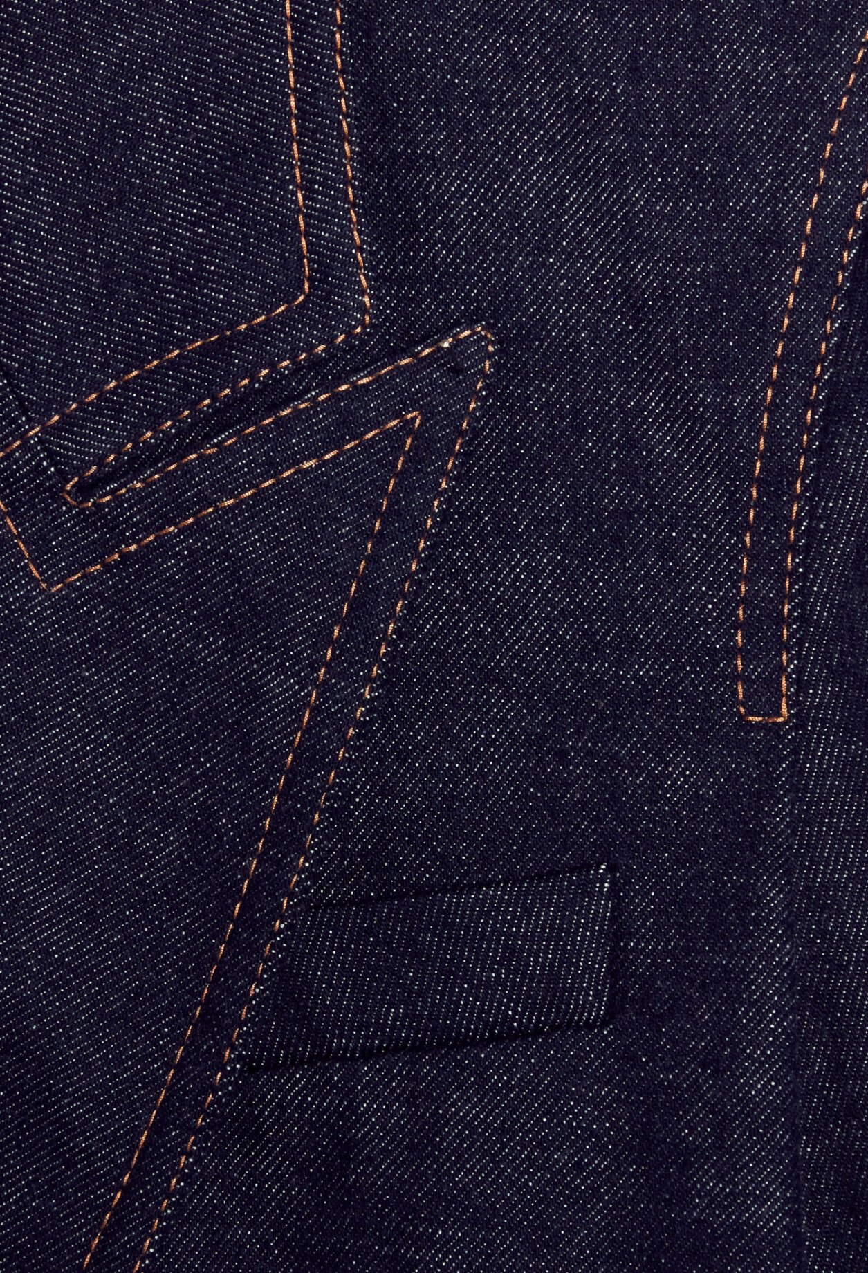 Veste tailleur denim brut