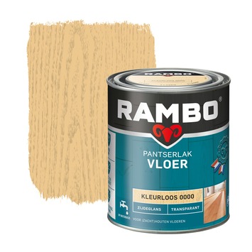 Rambo Pantserlak vloer zijdeglans transparant kleurloos 750 ml