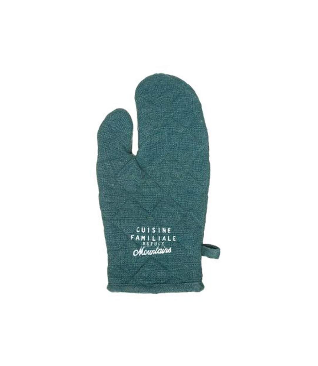 Gant & Manique en Coton Wild 33cm Bleu Canard