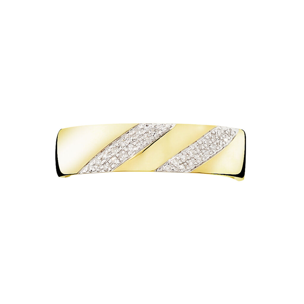 Bague Shalanda Or Jaune Diamant