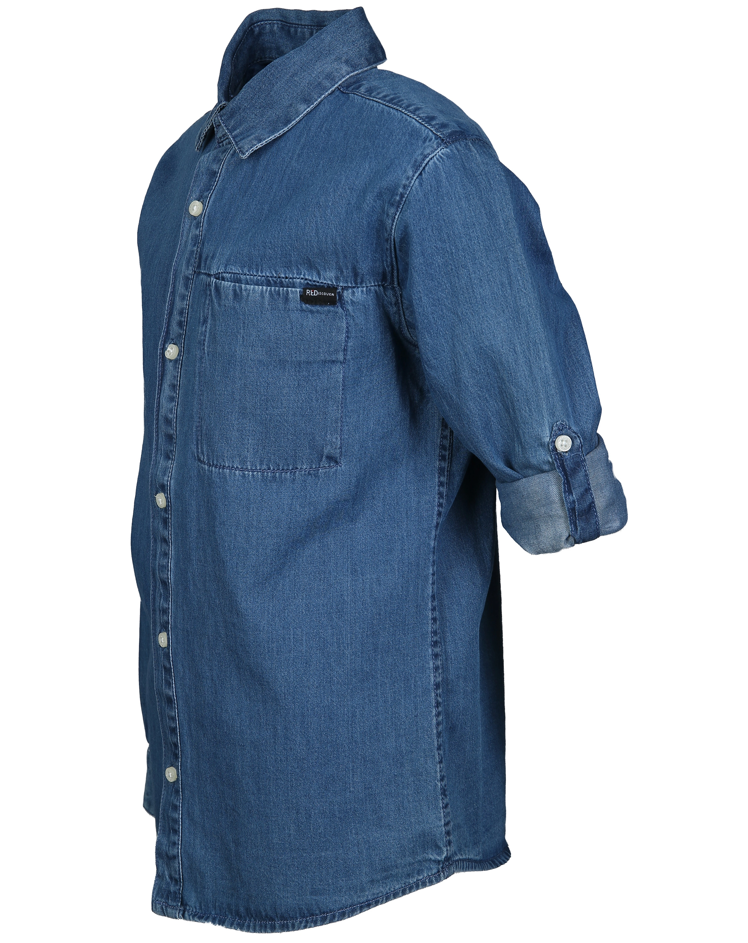 Langarm-Hemd DENIM in jeans