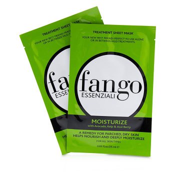 Borghese Fango Essenziali Hidratar Máscaras em Folha de Tratamento 4x25ml/0.83oz