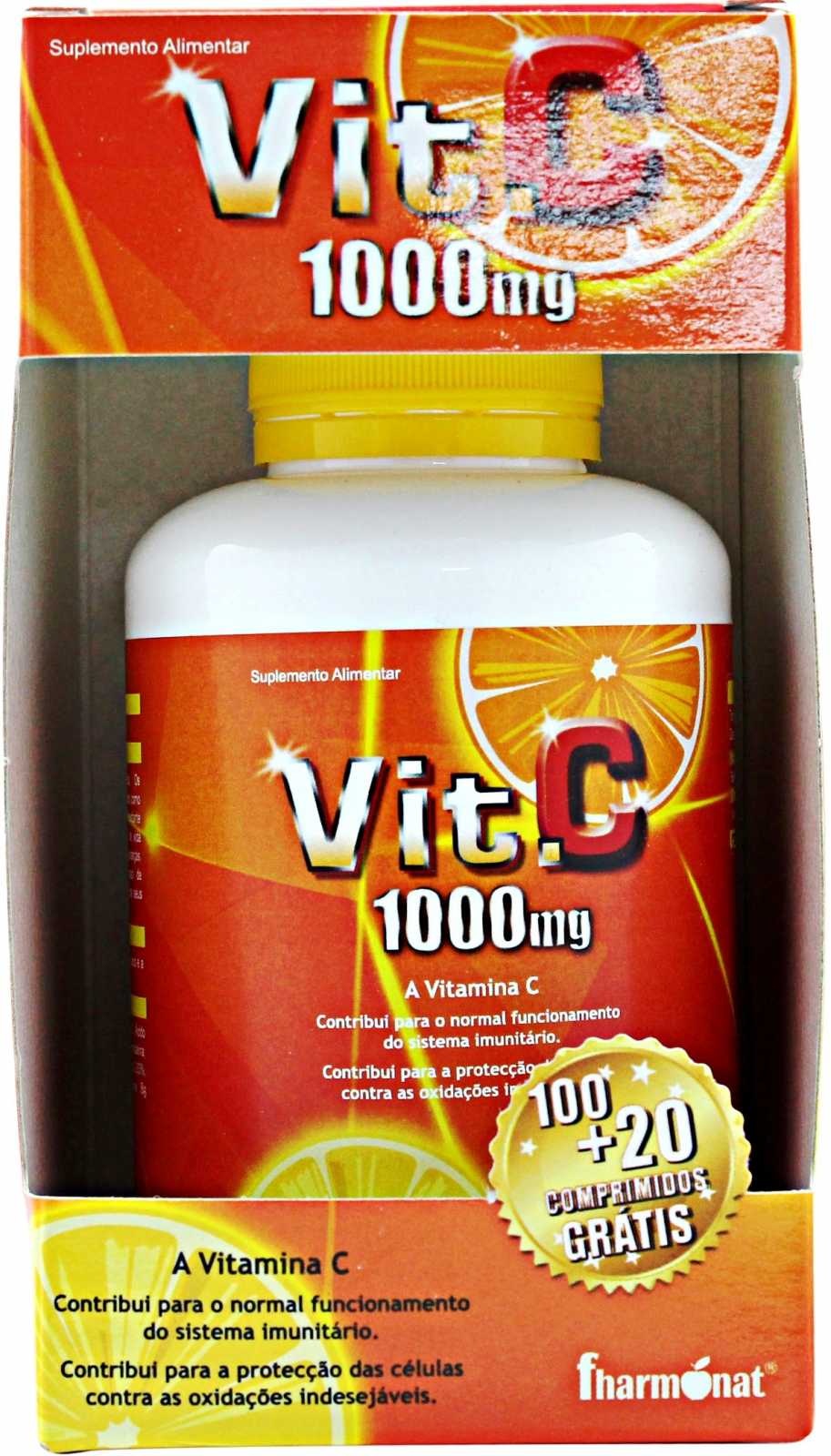 Fharmonat Vitamina C 1000 mg 120 Comprimidos