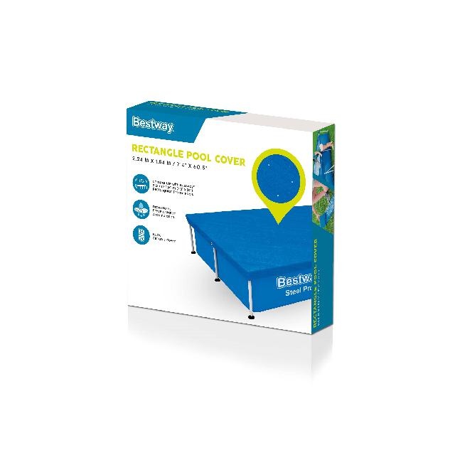 Bestway Cover Steel Pro Rechthoek 221