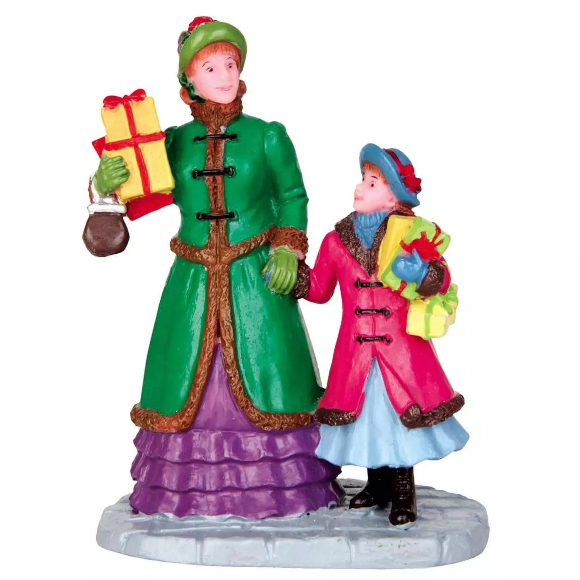 Personnage Lemax Shopping de Noël