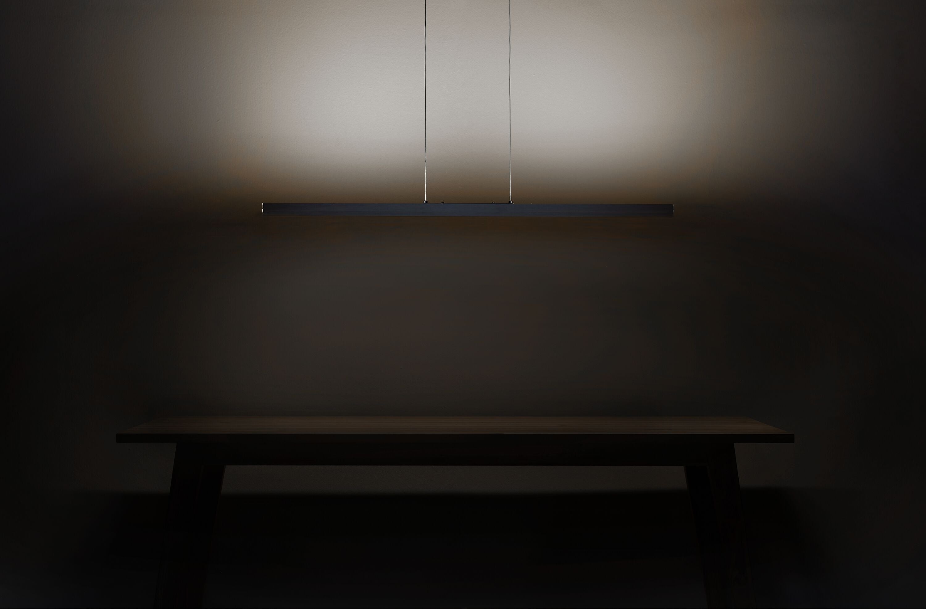 BOCA Hängeleuchte - Nickel / B: 120.0 cm x T: 1.5 cm