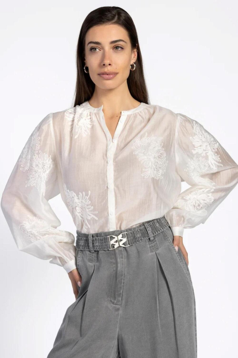 Aaiko ecru dames blouse