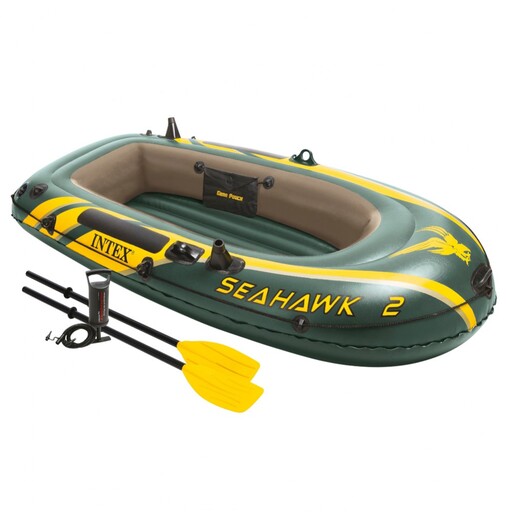 Barco inflável Intex Seahawk 2 e remos