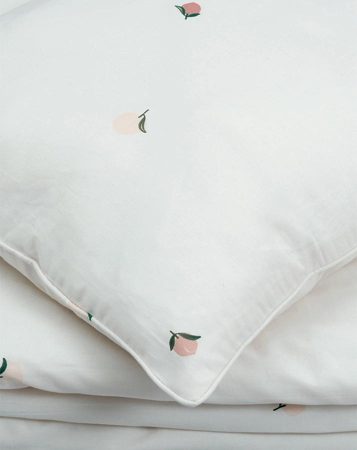 Bettwäsche GROWN UP (140x200/60x63) 2-teilig in peach
