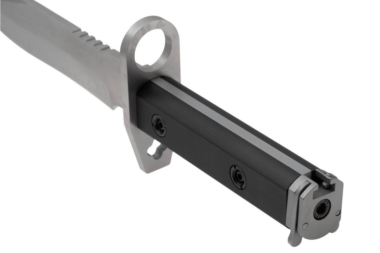 Rough Ryder Tactical RR2609, Bead Blasted Stainless Steel, Black G10, tactisch mes