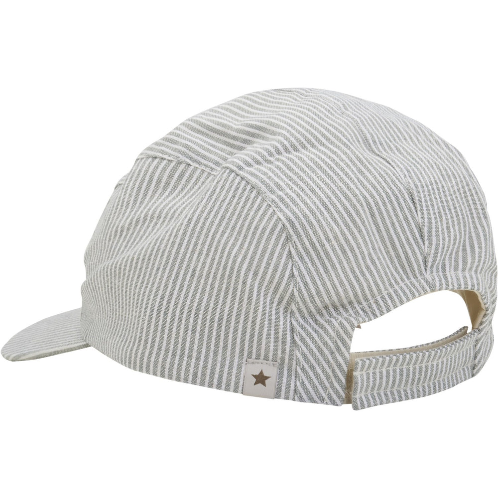 Køb Huttelihut Desert Sage Kasket Woven Stripe