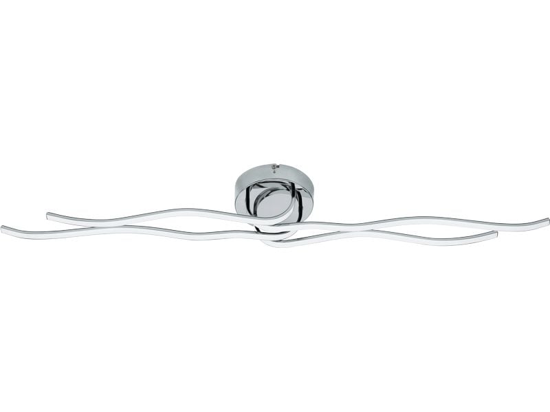 EGLO Leuchten Wand-/Deckenleuchte RONCADE LED 37W 3000K Sil Moderne LED Wand-/Deckenleuchte mit warmweissem Licht, ideal für Wohn- und Schlafzimmer