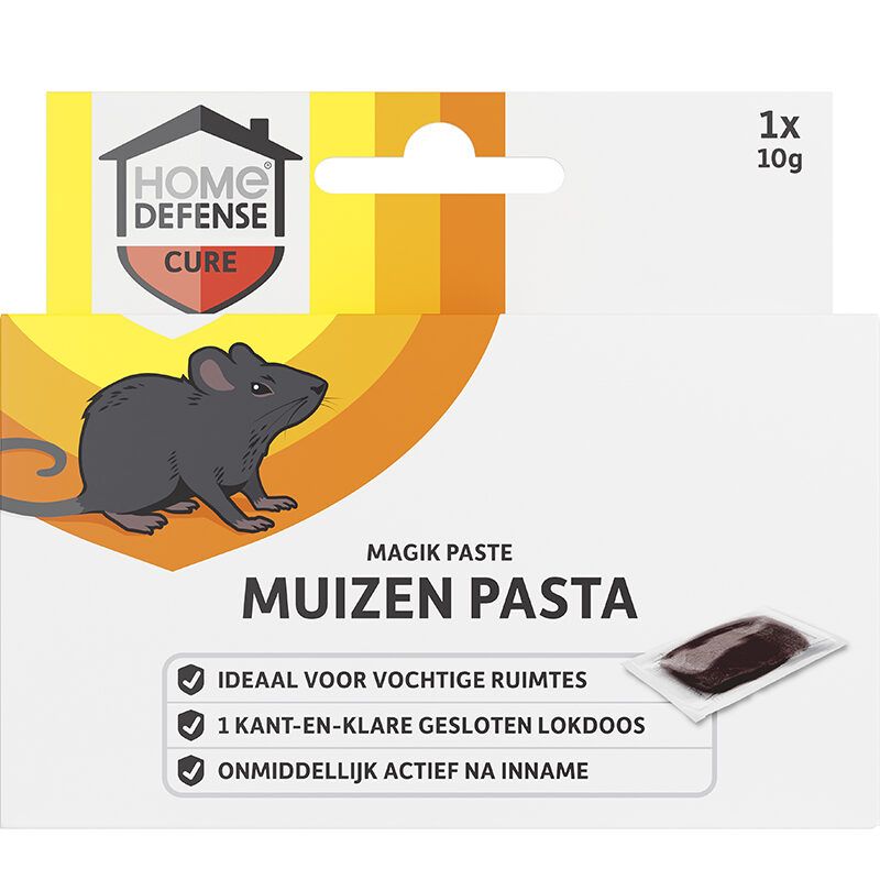 Home Defense Muizen Pasta Alfachloralose Kant-En-Klare Lokdoos ‘Magik Paste’ (1 stuk)