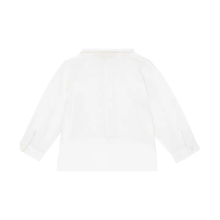 Zhoe & Tobiah Barboteuse Manches Longues | Blanc