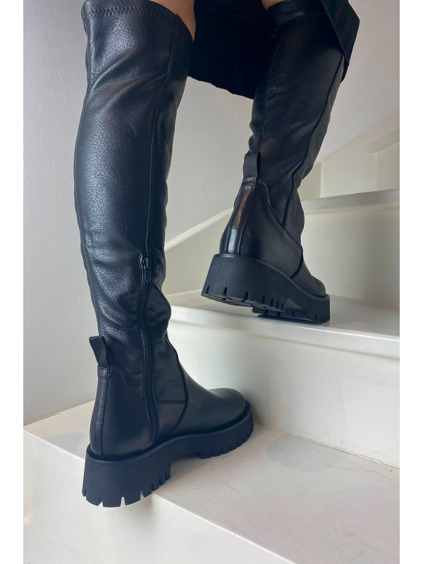 Semerdjian - Bottes Genouillères E945E3 Gange Nero