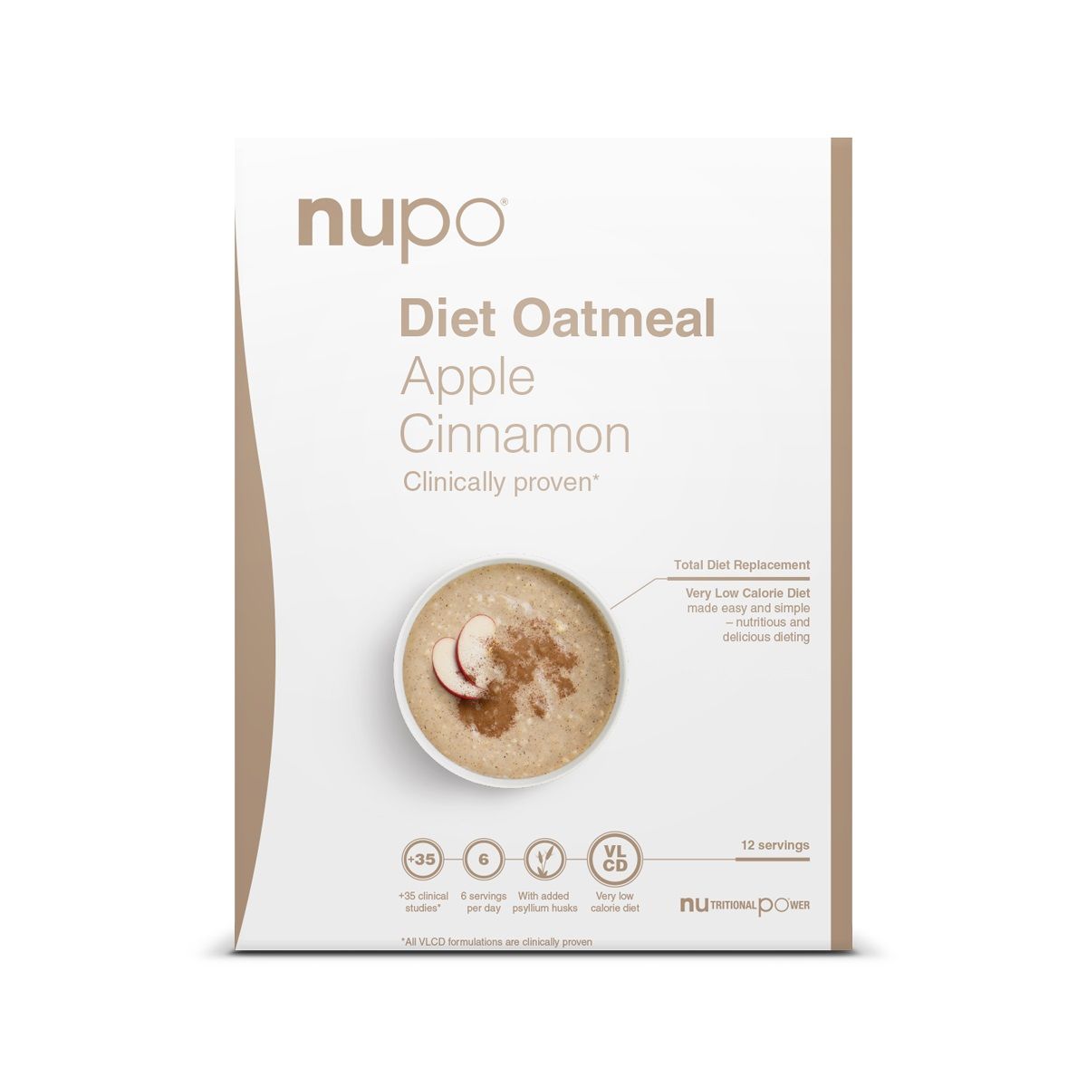 Nupo Diet Oatmeal Apple Cinnamon