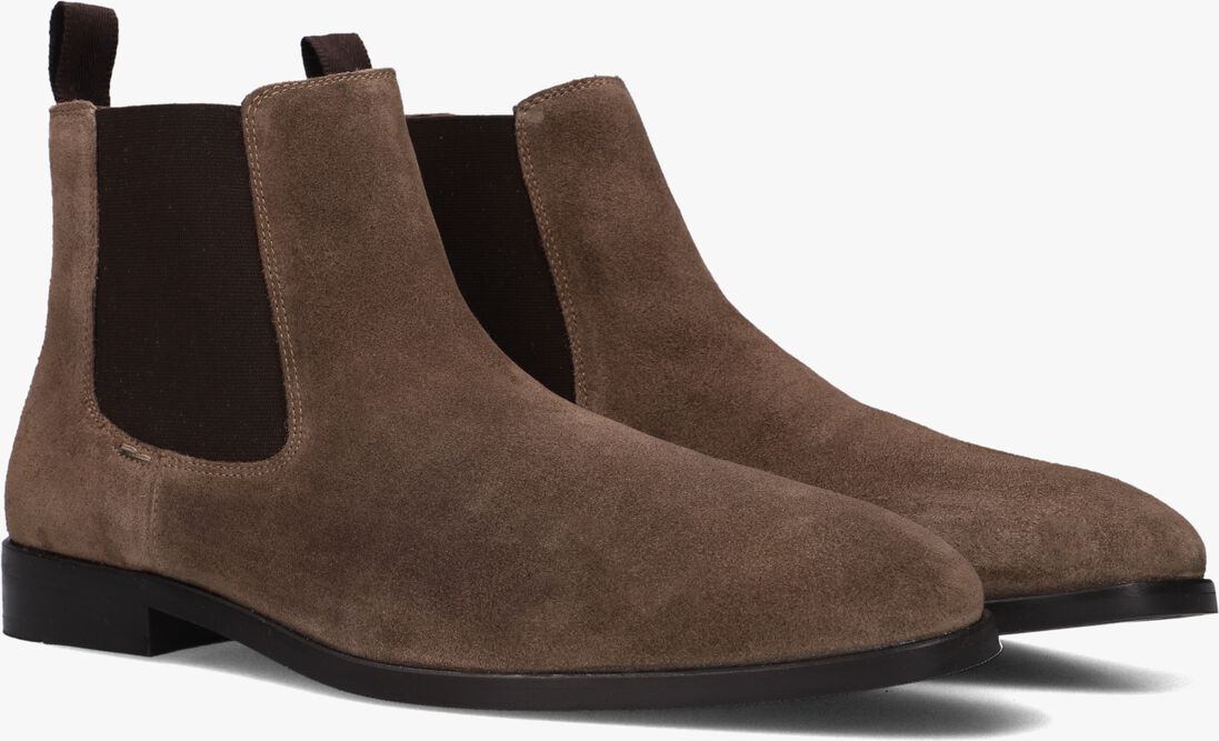 taupe stefano lauran chelsea boots 92302