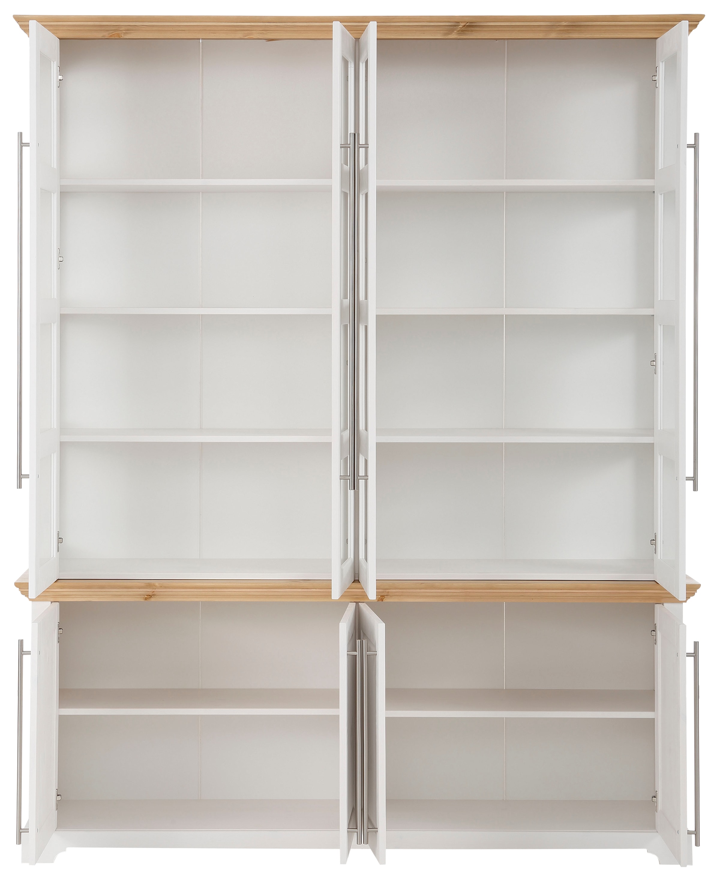 Home affaire Vitrine »Meliss« aus massiver Kiefer, FSC® zertifiziert, Breite 171 cm
