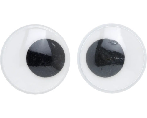 Wiebelogen, rond, 22 mm, 10 stuks