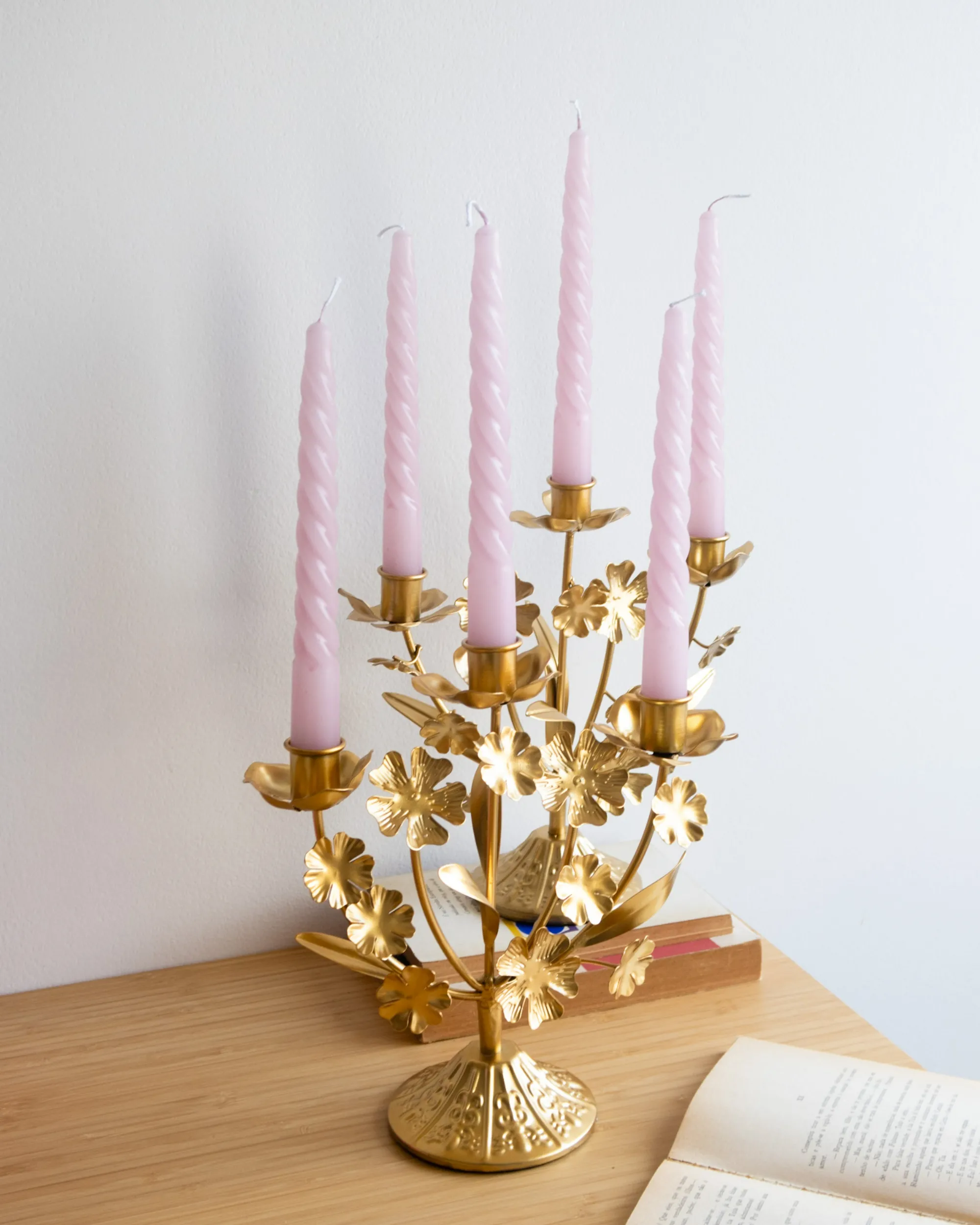 Kaarshouder RAMADA Metaal 25 cm Goud