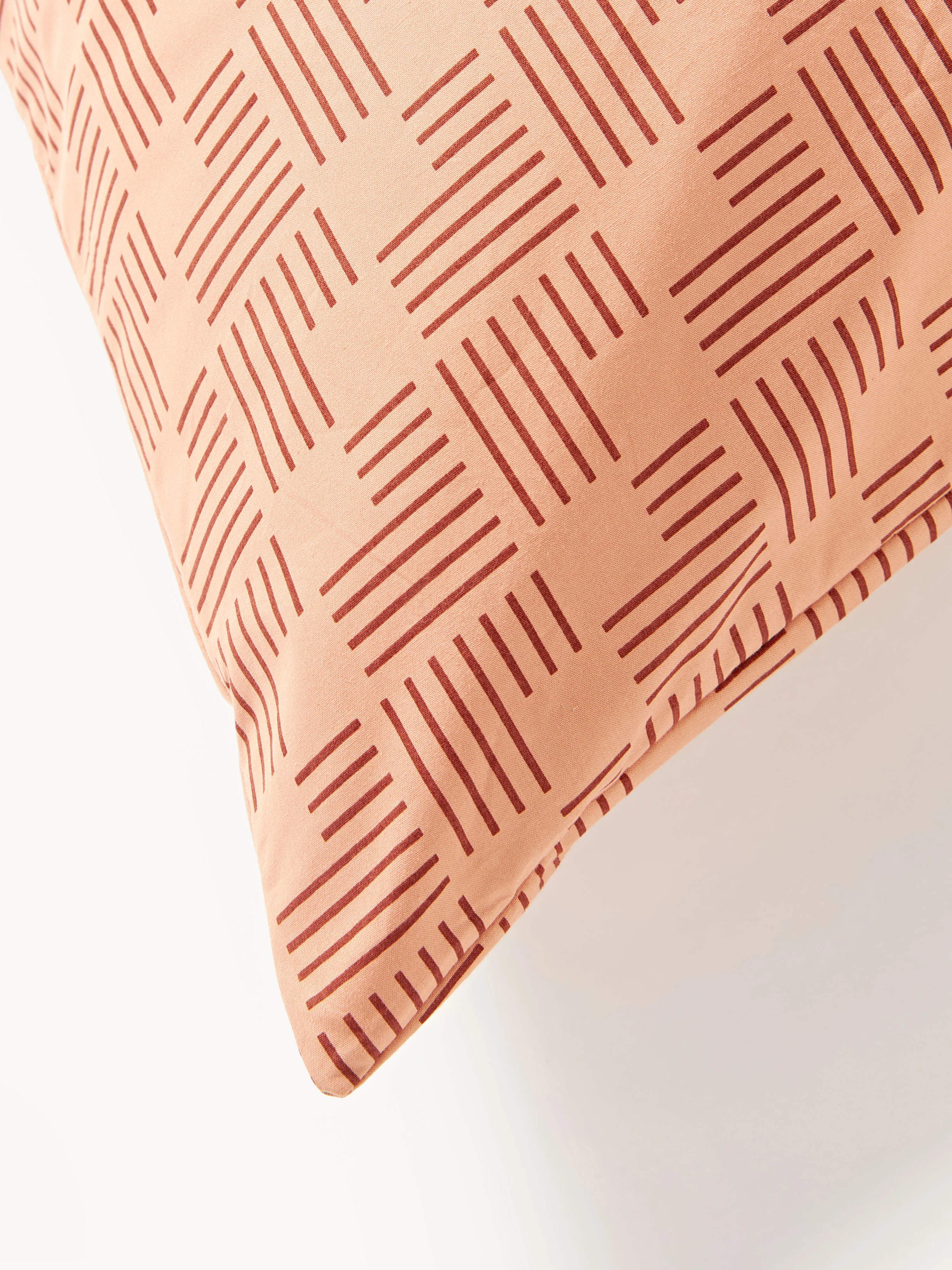 Perkal katoenen dekbedovertrek Inki met geometrische print