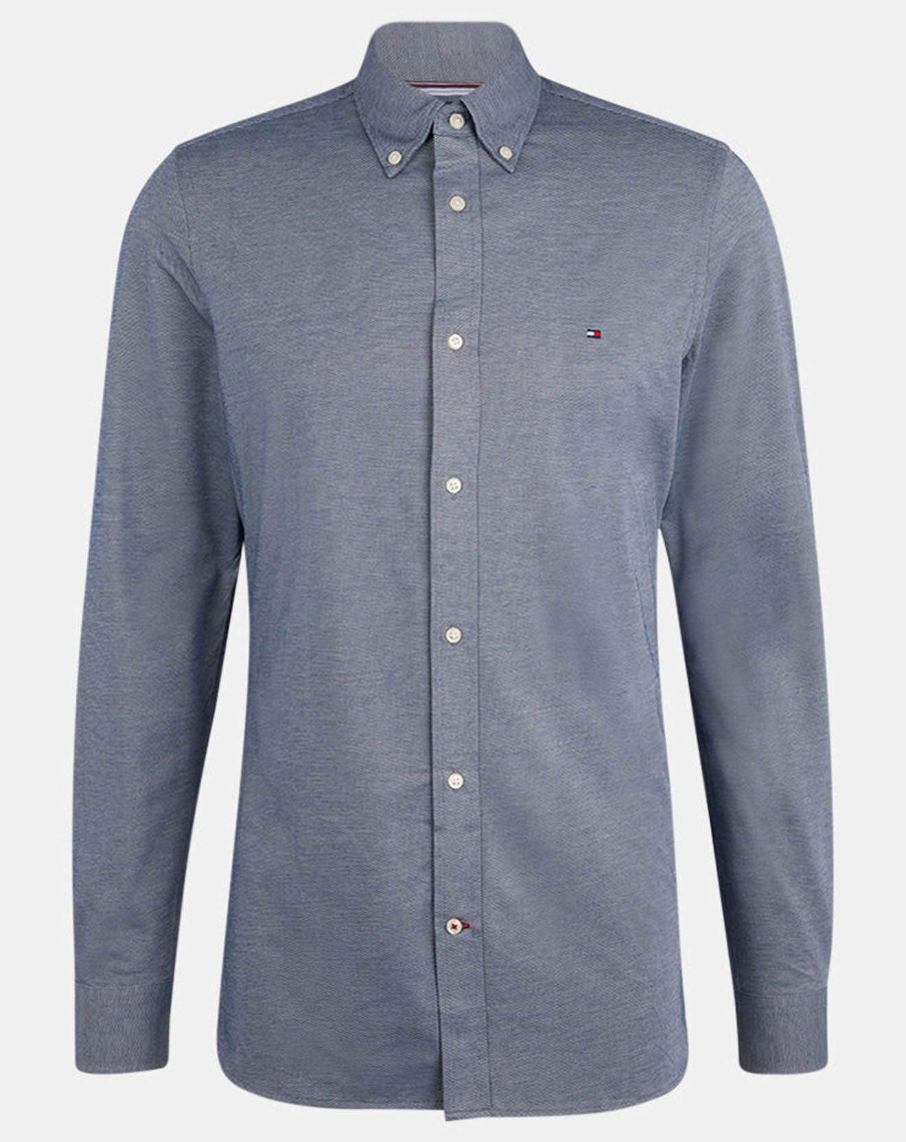 Tommy Hilfiger Chemise Slim 1985 Solid bleu foncé