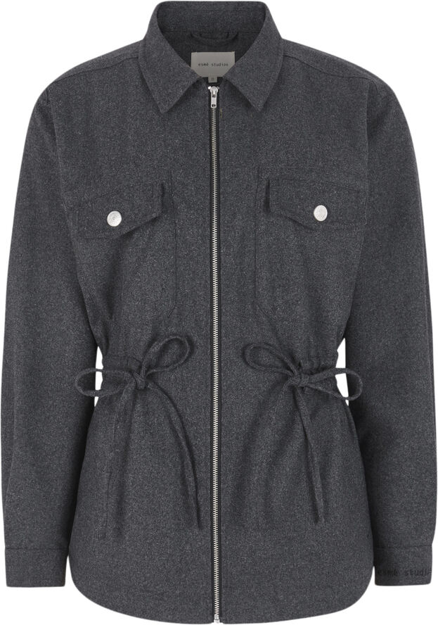 esmé studios ESBez Wool Jacket GRS Gray melange