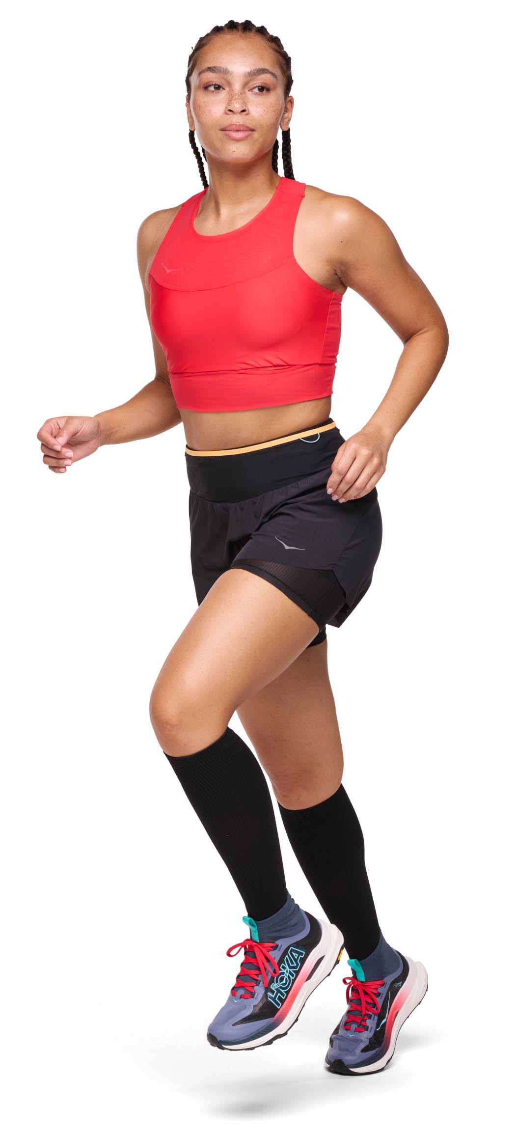 Skyglide Trail Short Dame Black