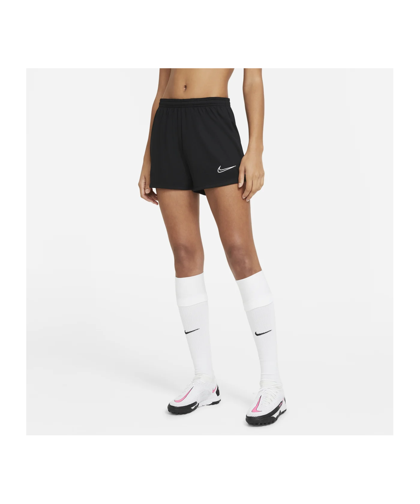 Nike Academy 21 Short Damen Schwarz Weiss F010