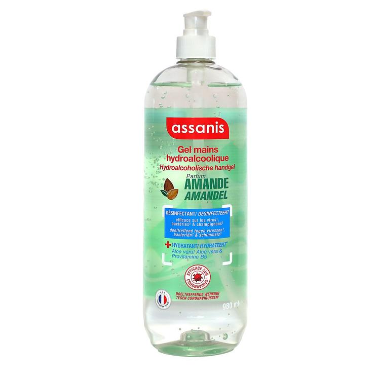 Gel hydroalccolique amande 980ml