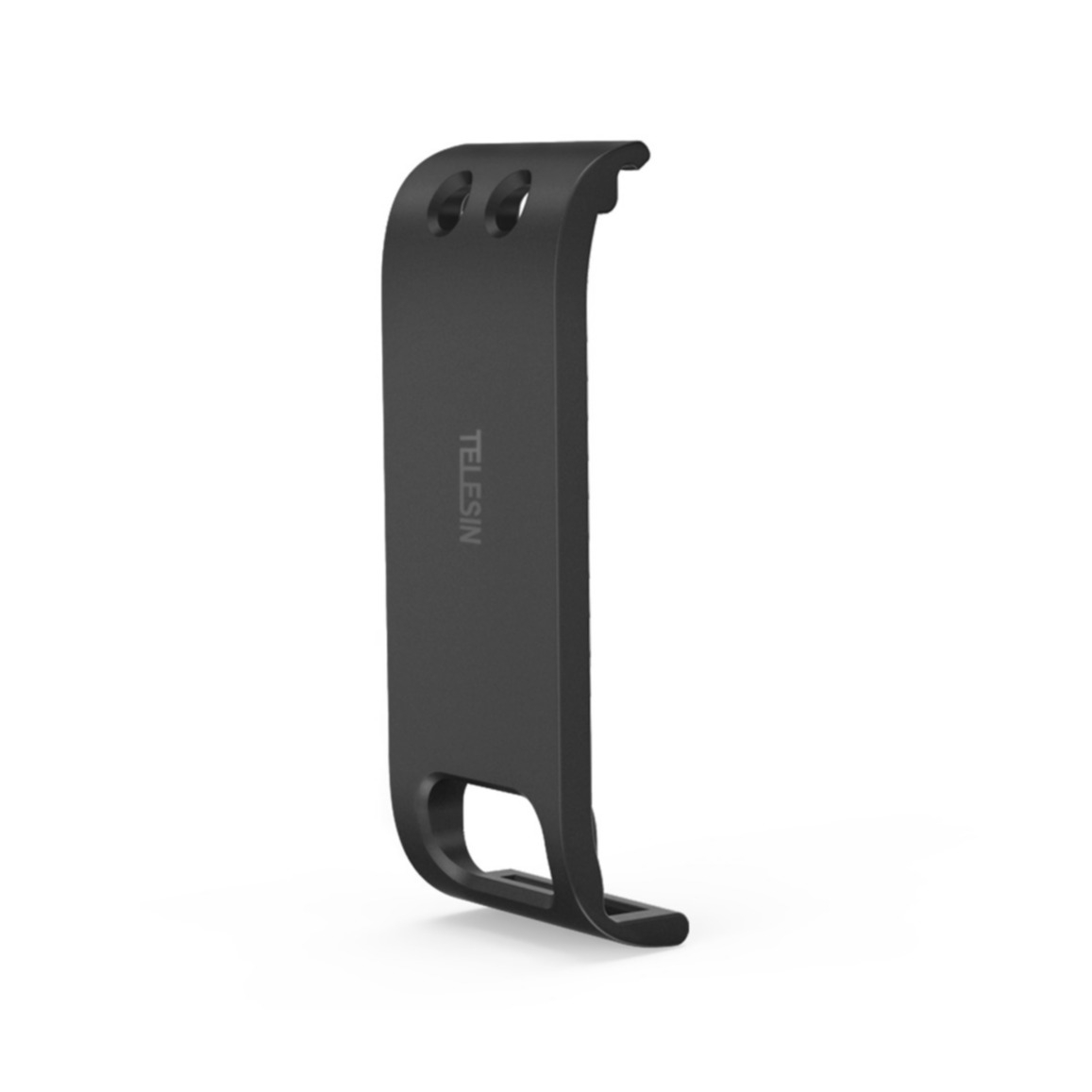 GoPro Hero 12 Black / 11 Black / 10 Black / 9 Black Batterieabdeckung Akkudeckel mit Ladeanschluss inkl. Handschlaufe - Schwarz