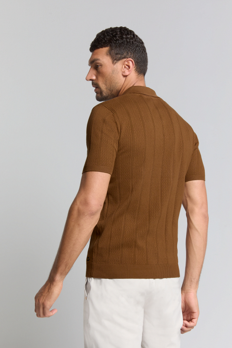 NO-EXCESS camel heren polo