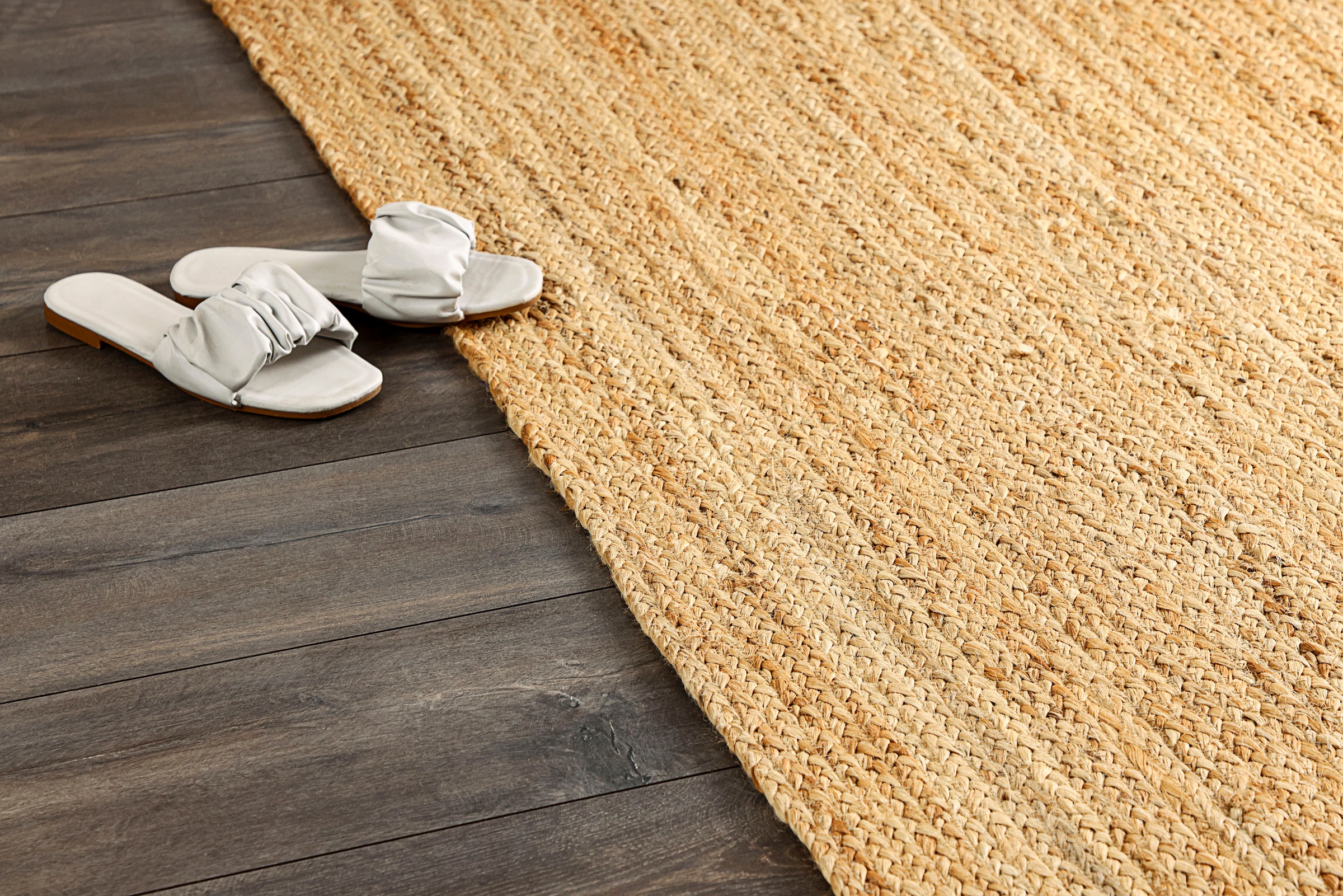 Myflair Möbel & Accessoires Läufer »Lola« rechteckig 10 mm Höhe Juteteppich, Wendeteppich, handgeflochten, 100% Naturfaser, Boho-Style