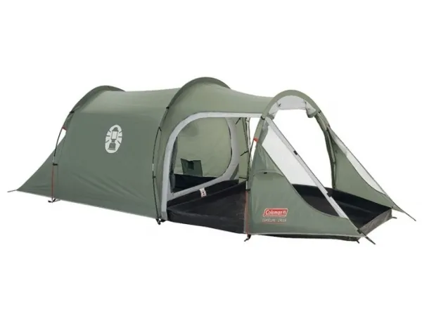 Coleman Coastline 3 Plus, Camping, Hård ramme, Tunneltelt, 3 person(er), Grøn