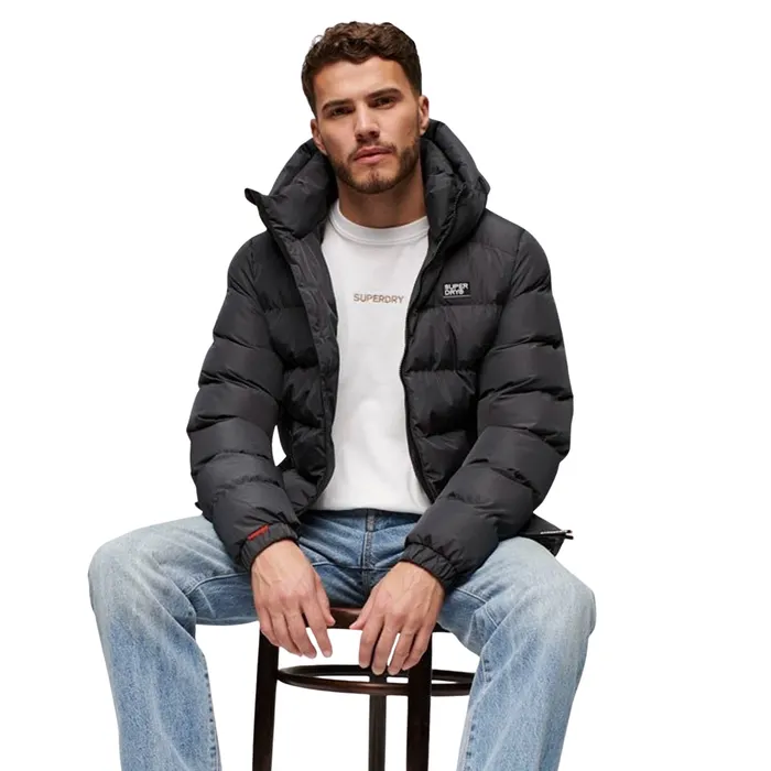 Superdry Hooded Sports Puffer Winterjas Heren