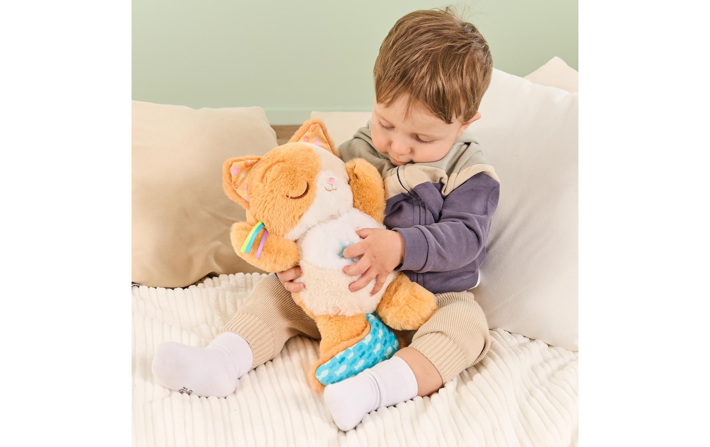 Vtech® Plüschfigur »Schlummer-Kätzchen -DE-« Sterntaste für Timer und verschiedene Klänge
