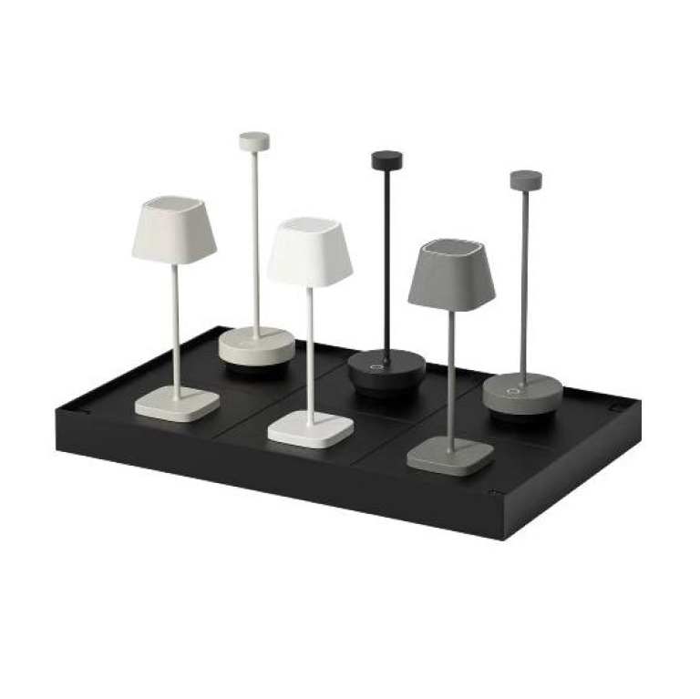 Blomus Turas tafellamp LED oplaadbaar White