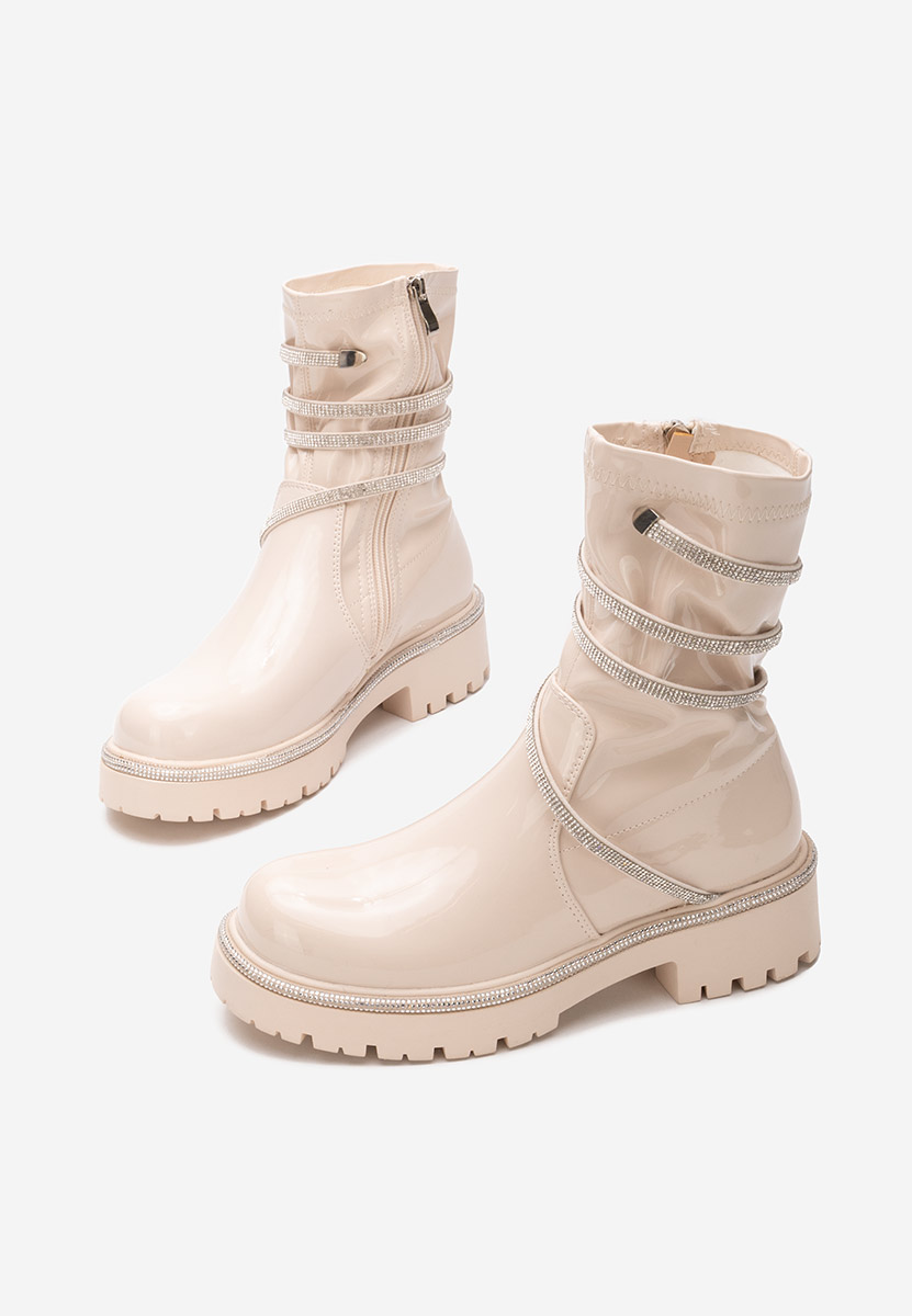 Bottines femme beige Catina