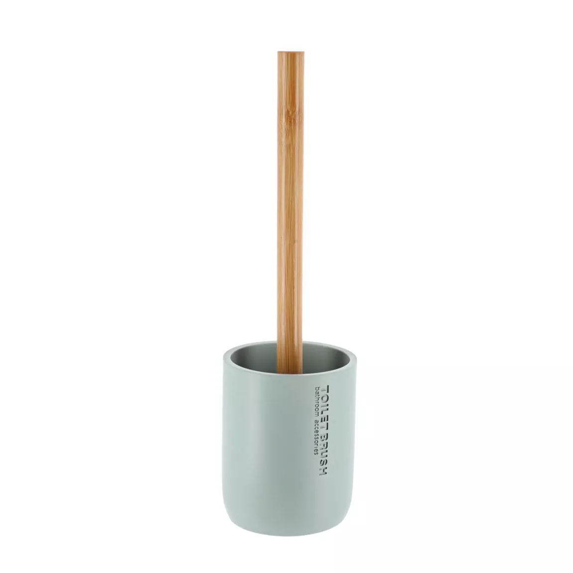 Brosse WC polyrésine Purebamboo Vert eucalyptus