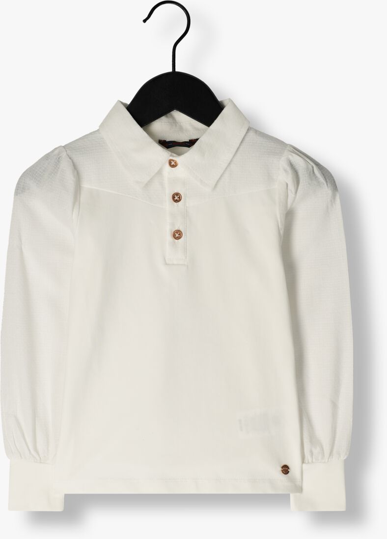 NONO ecru nono blouse kemmy girls t-shirt with collar white