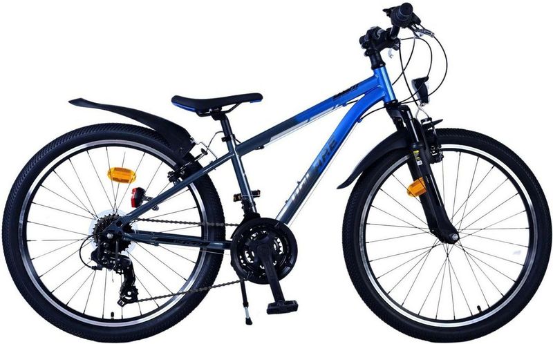 Volare - XC Race - Kinderfiets - Satijn Grijs - 24 Inch - Shimano 21 Speed