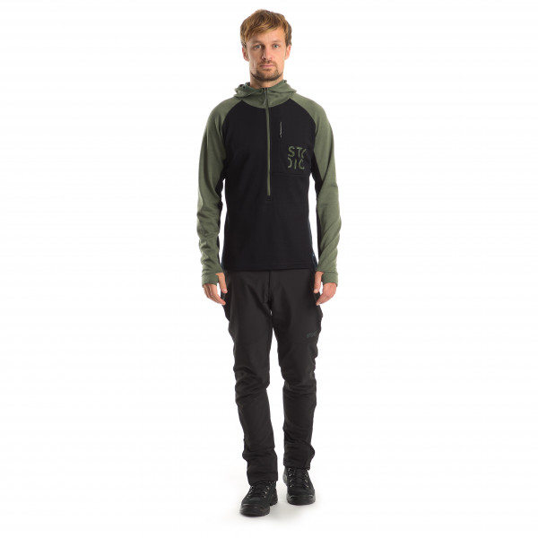 Stoic - Merino260 StadjanSt. 3/4 Zip w. Hood - Sweat à capuche en mérinos