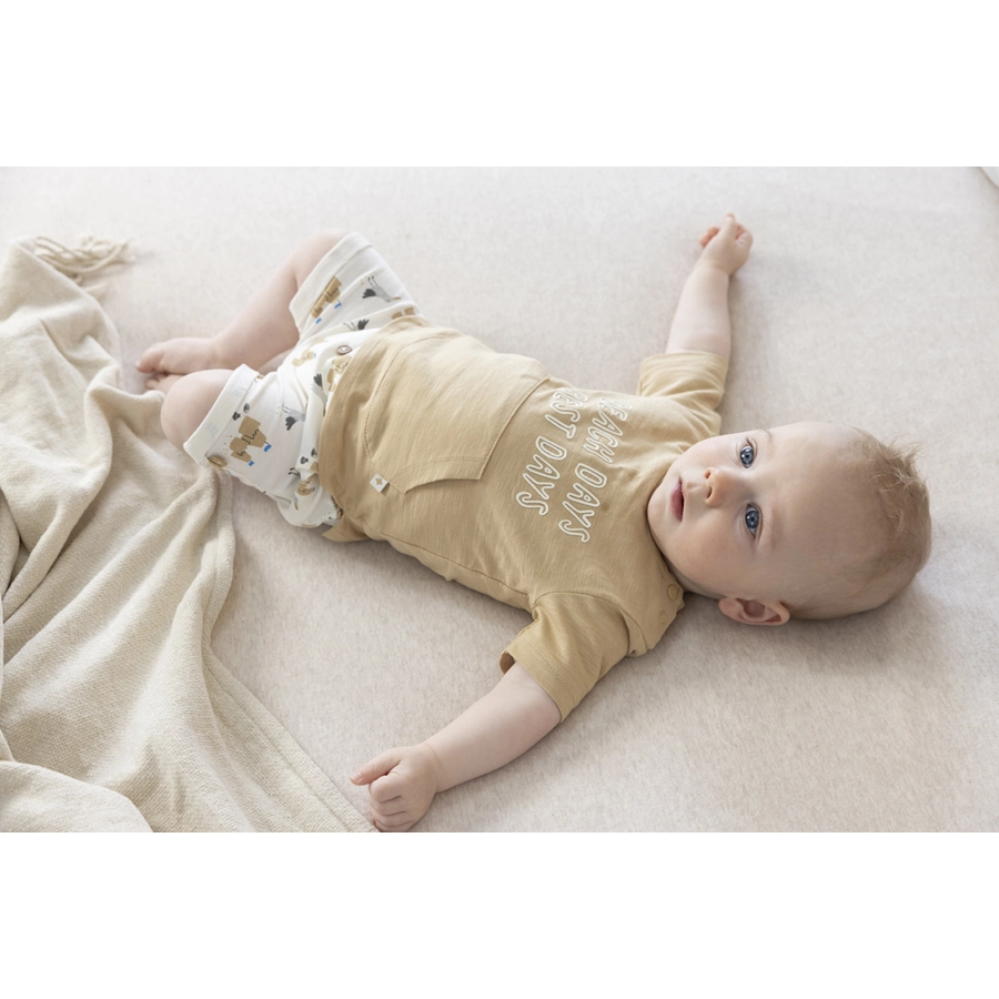 Feetje T-Shirt Beach Days Sand Melange