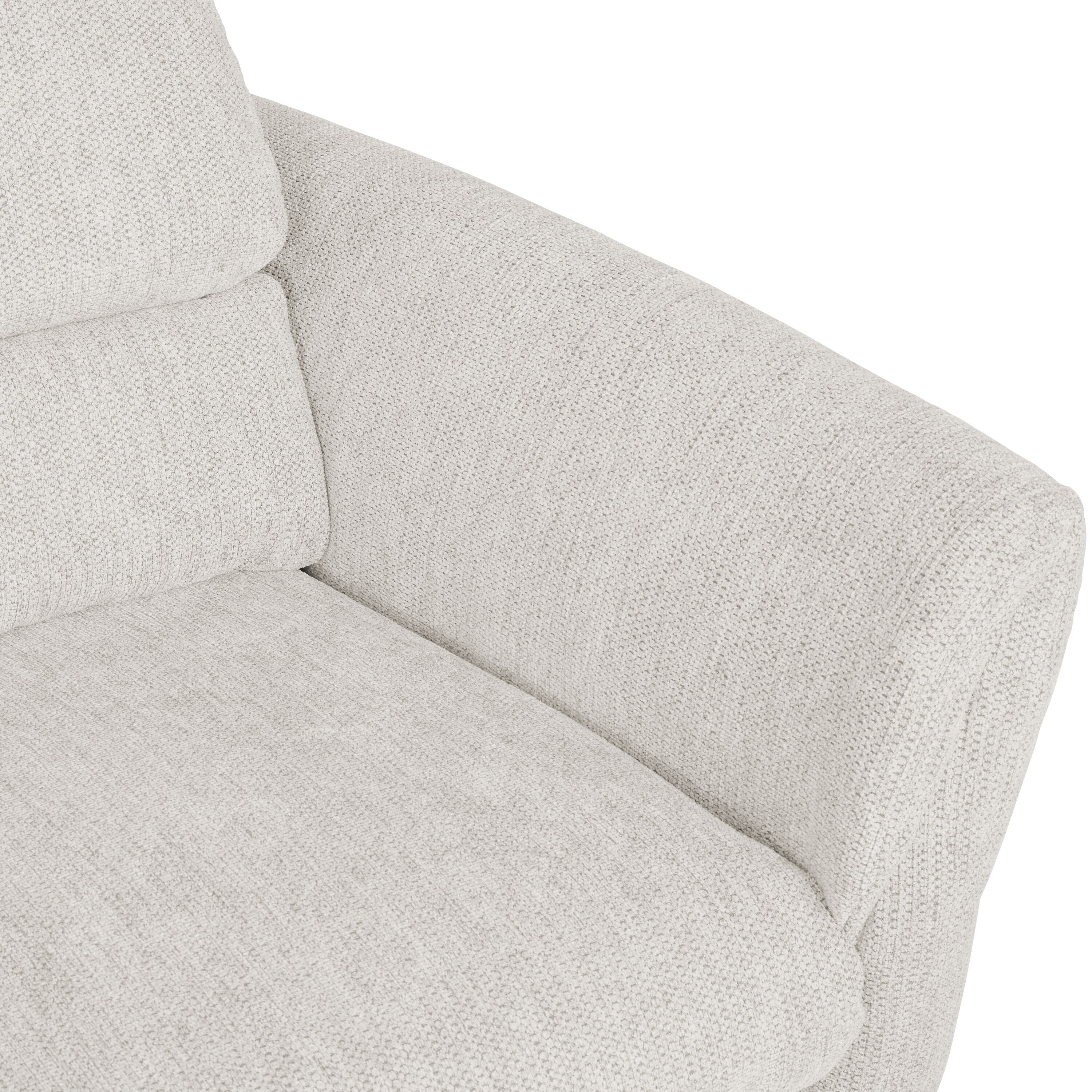 SEBO Ecksofa - Weiss / B: 284.0 cm x T: 161.0 cm x H: 84.0 cm